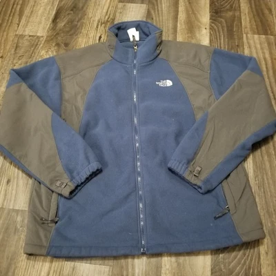 The North Face Mens Fleece Jacket Blue Black Zip-Up Sz XL - Image 1 of 4