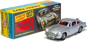 Corgi Rt26101S James Bond Aston Martin Db5, Modello in Scala Argento Pressofuso - Foto 1 di 12