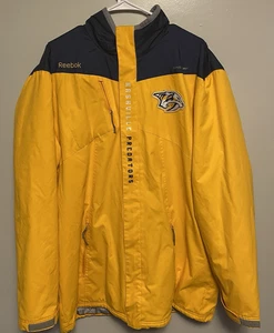 Herren XL Reebok Center Ice Collection NHL Nashville Predator Hockey Jacke - Bild 1 von 9