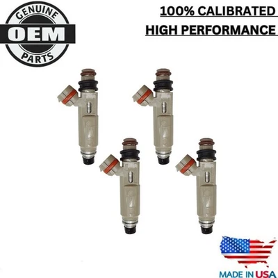 Injetores de combustível Denso 4x fabricante de equipamento original compatível com Kia Spectra Hyundai Elantra 2.0L I4 35310-23700 - Imagem 1 de 4