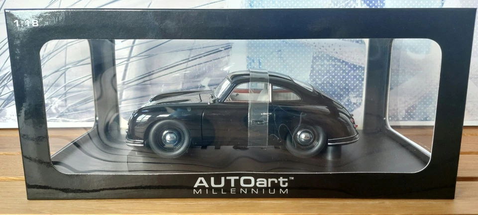 AUTOART 1:18 Ref. 77946 PORSCHE 356 COUPE (BLACK) - Imagen 1 de 4