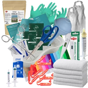 Welpen Whelping Kit Alpha Hund ? Sterile Werkzeuge, Schnurklemmen, Milch, Handtücher, Stillmaschine - Bild 1 von 17