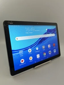 Huawei MediaPad M5 Lite 10 BAH2-W09 Grey Unlocked 32GB Android Tablet Cracked - Picture 1 of 24
