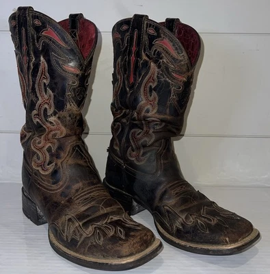 Ariat Women's Size 6.5 B Sidekick Square Toe Boots Leather ATS - Image 1 of 4