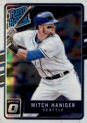 2017 Donruss Optic #64 Mitch Haniger RC Seattle Mariners - Image 1 of 2