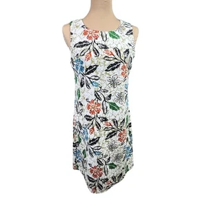 Aryeh Shift Dress Women's Sz Small Floral Botanical Sleeveless Stretch Knit - Picture 1 of 12