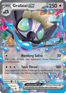Pokemon TCG: Scarlet & Violet SVP-100 Grafaiai ex Black Star Promo NEW N/MINT+ - Picture 1 of 3