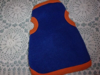 Camisa Pullover Azul Naranja Polar Perro XS Nueva Mascota XSmall  Foto 1 de 2