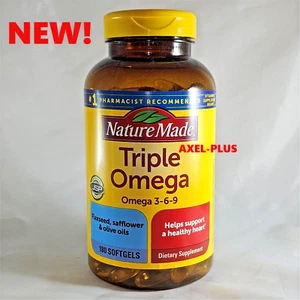 Nature Made Triple Omega, Omega 3-6-9 - 180 Softgels EXP 08/2027 - Picture 1 of 2