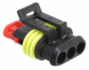 GEHÄUSESTECKER SUPERSEAL STECKER 3-FACH VERSIEGELT TYCO 282087-1 PREIS FÜR 1 STÜCK - Bild 1 von 1