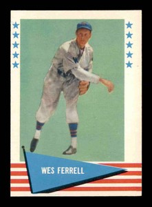 1961 Fleer #26 Wes Ferrell   EXMT/EXMT+ X2611460