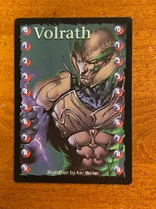 Volrath PROMO Life Counter Card 1998, Duelist MTG - Imagen 1 de 2