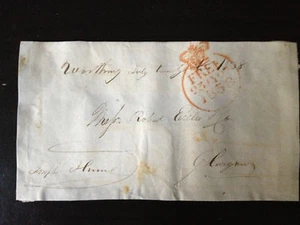 JOSEPH HUME - CIRUJANO DEL EJÉRCITO Y POLÍTICO RADICAL - SOBRE FIRMADO FRENTE - Imagen 1 de 1