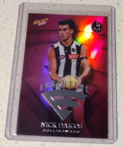2023 Footy Stars Nick Daicos Essential Pink Kmart starter pack SPK16 Magpies - Picture 1 of 2