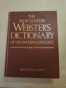 New Lexicon Webster's Dictionary of English Language Encyclopedic Edition 1987 - Picture 1 of 9