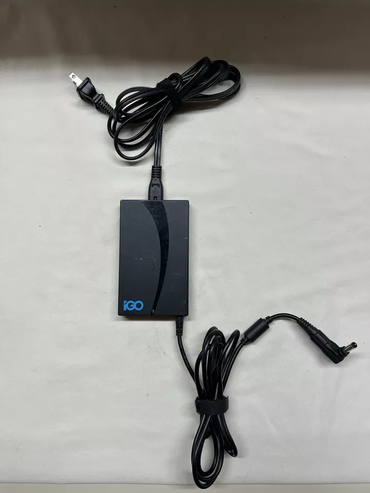 iGo AC Power Adapter w/ Power Cord 19.5V 90W  USB Output 5V 2.1A | 6630096-0100B - Image 1 of 4