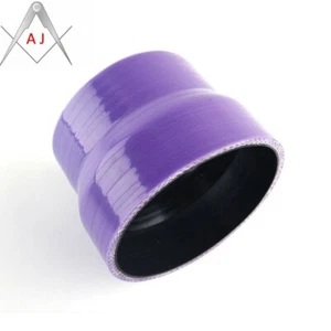 Purple ID 1.9"-2.2" 48mm/56mm Silicone Straight Reducer Hose Intercooler Pipe - Picture 1 of 6