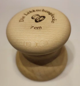 Die Lebkuchenglocke - 7 cm - Holz - Bild 1 von 5