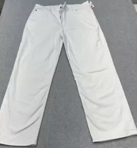 Men's Hudson White Blake Straight Mid Rise Denim Jeans Size 31 - Picture 1 of 22