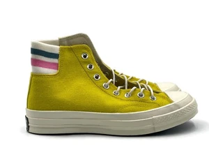 Converse Chuck 70 Hi Women Sz 9.5 Casual ShoeCasual Shoe Yellow Fashion Sneaker - Picture 1 of 12