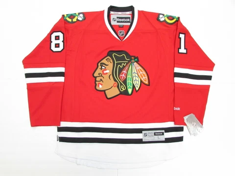 MARIAN HOSSA CHICAGO BLACKHAWKS HOME REEBOK PREMIER HOCKEY JERSEY Cover
