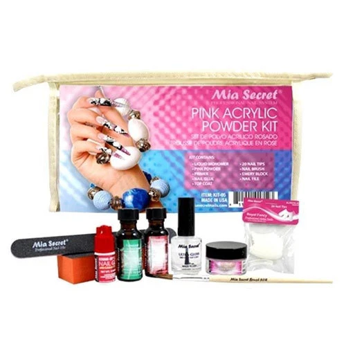 MIA SECRET - Juego de Polvo Acrílico Rosa (Kit-05) Foto 1 de 1