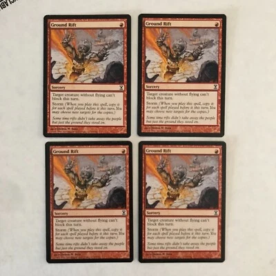 MTG Time Spiral TSP 4x Ground Rift 162/301 NM Magic the Gathering - Image 1 of 2