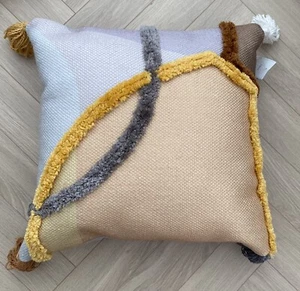 Next 43x43cm Cushion With Tassels New - Picture 1 of 11