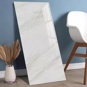 10 Stück Selbstklebende Fliesen Marmor PVC Verkleidung Wandpaneele Weiß Zuhause - Bild 1 von 11
