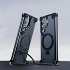 For Samsung Galaxy S24 Ultra S23 Shockproof Rugged Case Metal Frameless Cover