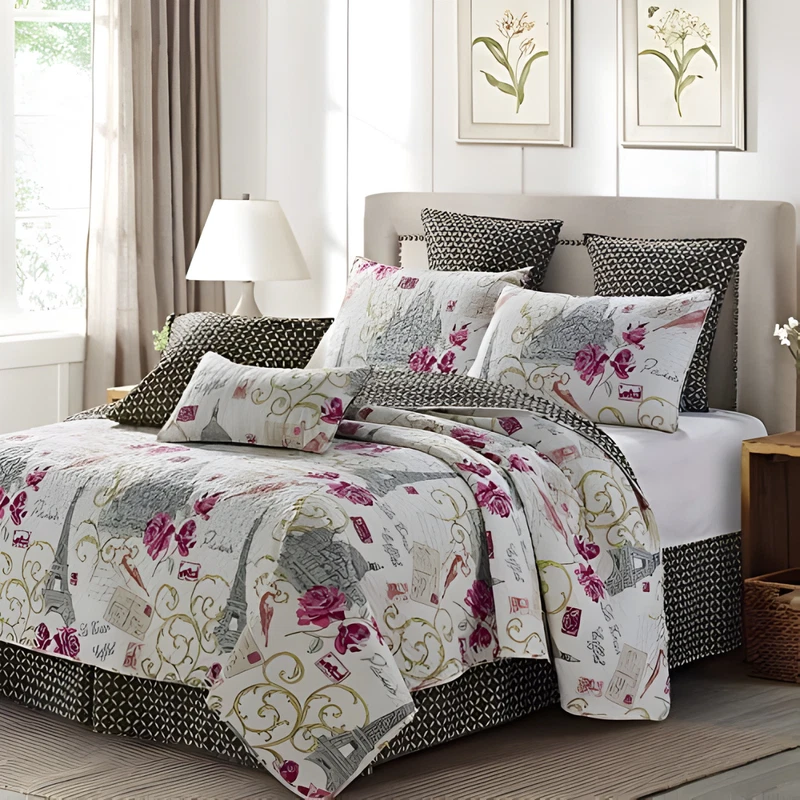 Virah Bella - Paris Love - легкое двустороннее одеяло с наволочками - Изображение 1 из 4