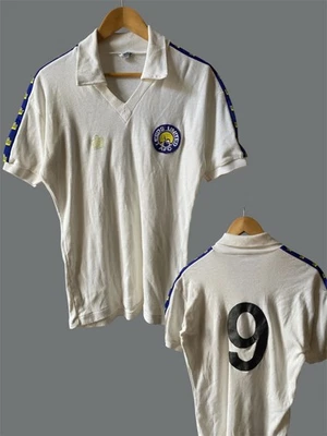ORIGINAL 70-80`s Vintage Admiral Leeds United Shirt 40” Embroidered Crest #9 UK - Image 1 of 4