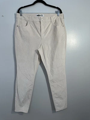 Pantalones de mezclilla Old Navy Rockstar súper ajustados tiro alto Wish Bone Velvet talla 16 Foto 1 de 4