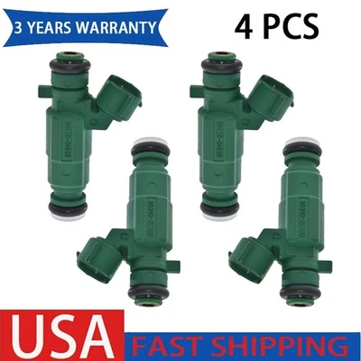 4PCS Fuel Injector FJ1112 For 2010 2011 2012 Hyundai Genesis Coupe 2.0L L4 Turbo - Image 1 of 4