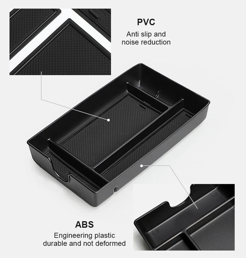 Car Armrest Storage Box Organizer For 2023 2024 2025 Lexus RX 350h 450h+ 500h Foto 1 de 4