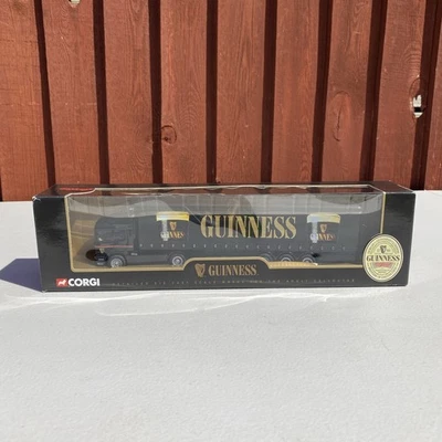 CORGI CLASSICS  BREWERY COLLECTION GUINNESS ERF CURTAINSIDE 59529  1:64 Scale - Image 1 of 4