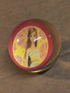 BARBIE DOLL Super Bouncy Ball Rare Hard To Find. 1.25" - Picture 1 of 2
