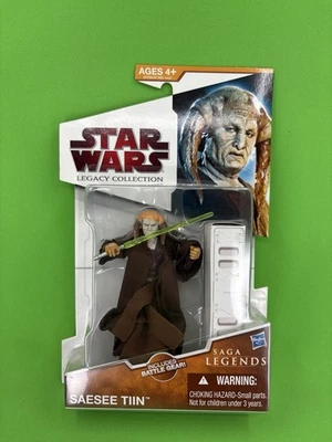 RARO 2009 Star Wars Legacy Collection Saga Legends Saesee Tiin SL11 Nuevo Sellado Foto 1 de 4