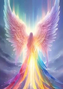 Kits de pintura de diamantes Rainbow Angel 5D para adultos principiantes - Imagen 1 de 12