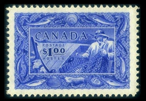 302 CANADA $1 Ultramarine FISHING RESOURCES MNH $60 SEE PHOTOS Lot N-653 - Picture 1 of 1