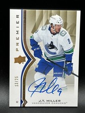 2020-21 Upper Deck Premier Gold Spectrum Auto #9 J.T. MILLER /25