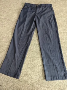 Izod Golf Pants Mens 34 X 30 Navy Blue Polyester Straight Leg - Picture 1 of 6