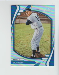 2022 Panini Absolute Holo Silver #3 Gil Hodges card, Brooklyn Dodgers #/199 - Picture 1 of 2
