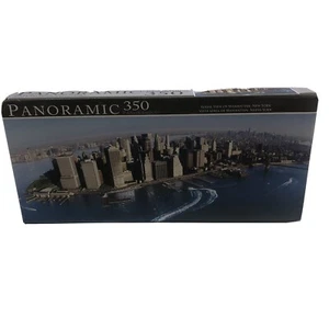 Panoramic Puzzle 350 Piece Manhattan New York Ariel View 2010 NIB - Picture 1 of 5