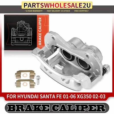 Pinza de freno delantera izquierda con soporte para Hyundai Santa Fe 2001-2006 XG300 01-03 Foto 1 de 4