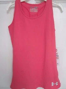 Under Armour Victory Tank Heat Gear Fitted Top Youth Girls Medium (7-8) New - Picture 1 of 2