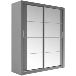 Schwebetürenschrank Schiebetürenschrank Kleiderschrank ARTI AR-03 - Grau - Bild 1 von 1