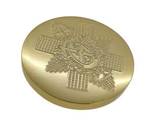 Schwarzer Uhr Blazer Knopf - Bild 1 von 3