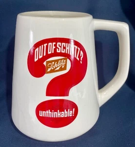 OUT OF SCHLITZ UNDENKBAR - Riesiger Vintage Stein - 2 Liter Fassungsvermögen - McCoy - unbeschriftet - Bild 1 von 12
