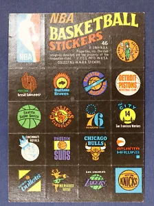 1971-72 Topps NBA Sticker Team Logos with Boston Celtics EXMT+ - Bild 1 von 2